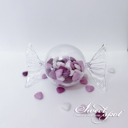 Maxi Boite Bonbon - mini coeur mauve